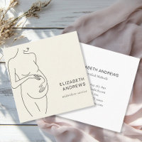 Zwanger Vrouw Simpel Modern Beige