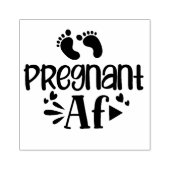 Zwangere AF Rubberstempel (Afrduk)