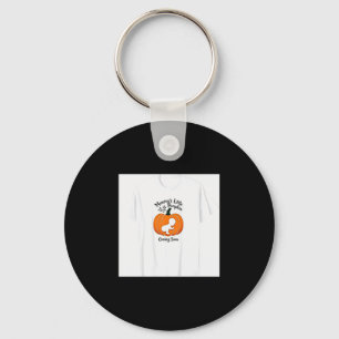 Zwangere Halloween Moeders Kleine Pompoen Komt Er  Sleutelhanger