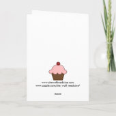 Zwangere Ijsliefhebber Kaart (Achterkant)