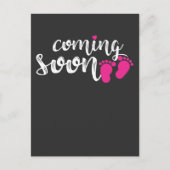 Zwangere moeder Baby shower Geslacht Zwangerschap Briefkaart (Voorkant)