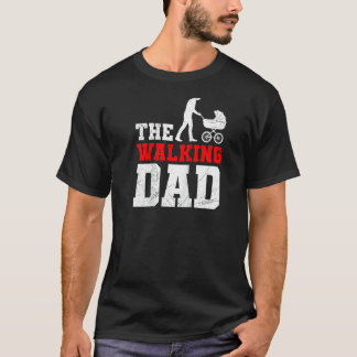 Zwangere vader DE WANDELENDE VADER GRAPPIG Wordt-v T-shirt