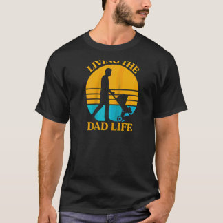 Zwangere vader LEVEN ALS EEN PAPA Grappig Wordt-va T-shirt