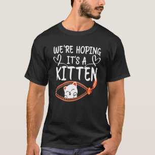 Zwangere zwangerschap toekomstige moeder poezen t-shirt