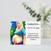 Zwangerschap Aankondiging (Staand voorkant)