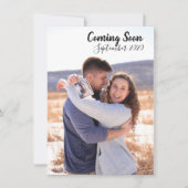 Zwangerschap Aankondiging/Baby shower Uitnodigen Kaart (Voorkant)