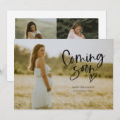 Zwangerschap Aankondiging | Binnenkort binnenkomen (Voorkant / Achterkant)