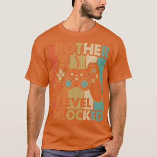 Zwangerschap Aankondiging Brother Niveau Binnenkor T-shirt