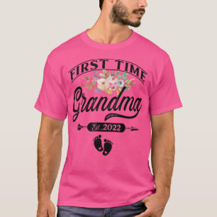 Zwangerschap Aankondiging eerste grootmoeder Oost T-shirt