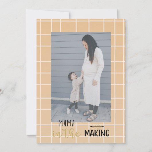 Zwangerschap Aankondiging Foto | Grote zuster (Achterkant)