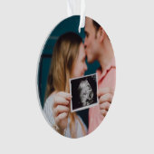 Zwangerschap Aankondiging grootouders Gift ornamen Ornament (voorkant)