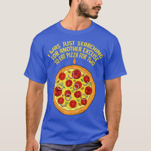 Zwangerschap Aankondiging Pizza voor twee Baby T-shirt