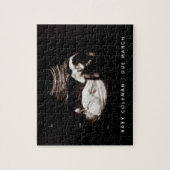 Zwangerschap Aankondiging Sonogram Binnenkort verk Legpuzzel (Verticaal)