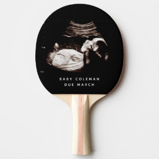 Zwangerschap Aankondiging Sonogram Binnenkort verk Tafeltennisbatje