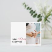 Zwangerschap Aankondiging verrassingsvakantieverlo (Staand voorkant)