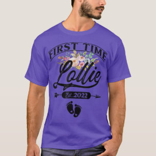 Zwangerschap Aankondiging voor de eerste keer leug T-shirt