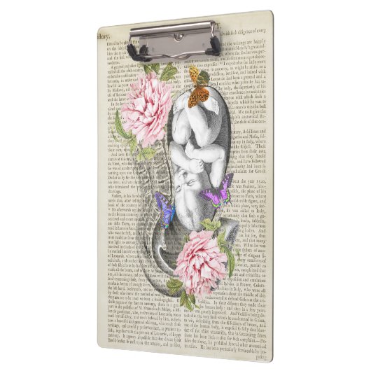 Zwangerschap Anatomie Baby in baarmoeder Klembord (Links)