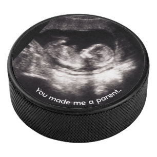 Zwangerschap Baby Echografie Vaderdag Hockey Puck