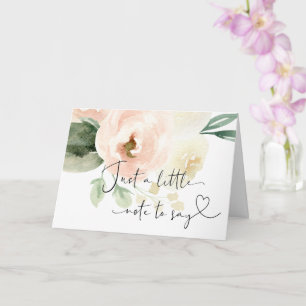 Zwangerschap Baby Reveal voor Familie Roze Bloemen Kaart