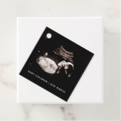 Zwangerschap Baby Sonogram Ultrageluid Foto Bedankjes Labels (In situ)