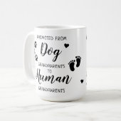 Zwangerschap bij grootouders koffiemok (Voorkant links)