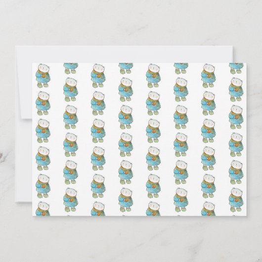 Zwangerschap en Waterverf tijdens de mam Aankondiging (Achterkant)