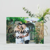 Zwangerschap Foto aankondiging | Minimaal binnenko (Staand voorkant)