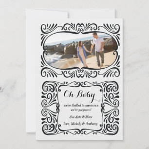 Zwangerschap Fotoaankondiging Aankondiging