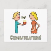 Zwangerschap Gefeliciteerd Briefkaart (Voorkant)