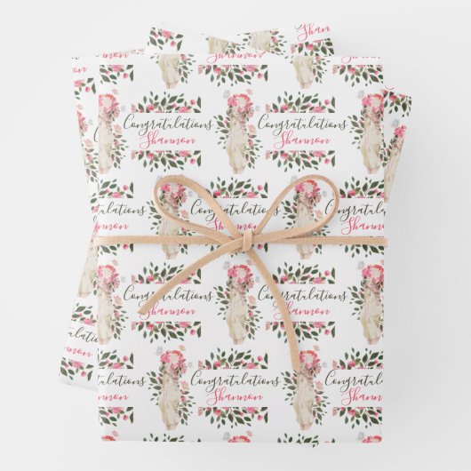 Zwangerschap Gefeliciteerd met het verpakken van p Inpakpapier Vel (In situ)