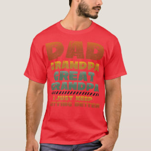Zwangerschap Grote opa ik hou gewoon Getti T-shirt