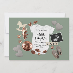 Zwangerschap Herfst Thanksgiving pompoen Aankondiging