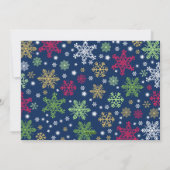 Zwangerschap kerstfoto Rode kaart (Achterkant)