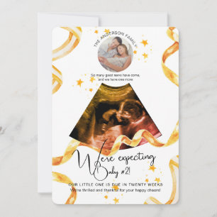 Zwangerschap Nieuwe baby echo echogram foto Kaart