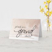 Zwangerschap Nieuwe baby onthaal voor familie en v Kaart (Gele Bloem)