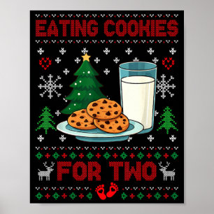 Zwangerschap Nieuwe Moeder Baby Zwanger Kerst Kopp Poster