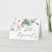 Zwangerschap onthaal grootouders dat ik zwanger be kaart (Voorkant)