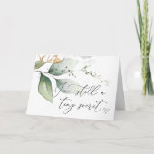 Zwangerschap onthaal grootouders dat ik zwanger be kaart (Voorkant)