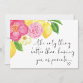 Zwangerschap Onthul Grootouder Verrassing Ik ben Z Kaart (Voorkant)