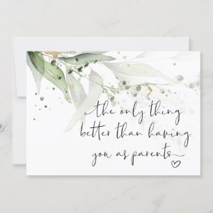 Zwangerschap onthullen grootouders We hebben een B Kaart