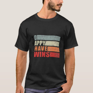 Zwangerschap onthullen zo blij dat ik Twins Vinta T-shirt