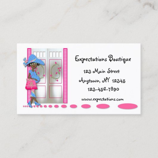 Zwangerschap Visitekaartje (Voorkant)