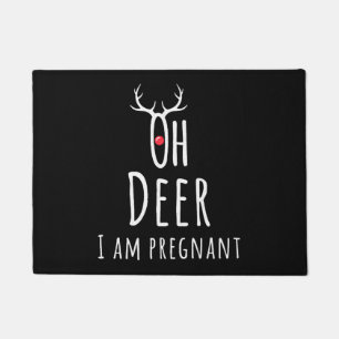 Zwangerschap Zwangere Baby Kerst Herten Deurmat