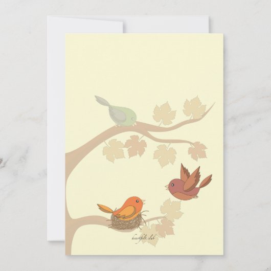 Zwangerschap Zwangerschap Aankondiging (Achterkant)