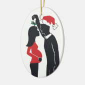 Zwangerschap Zwangerschap Mammie Keramisch Ornament (Links)