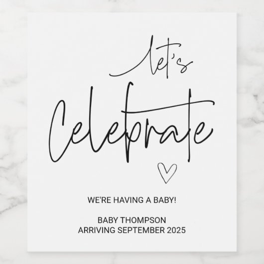 Zwangerschap Zwangerschap Zwangerschap Zwangerscha Wijn Etiket (Enkel label)