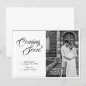 Zwangerschapsaankondiging in klassieke stijl (Voorkant / Achterkant)