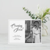 Zwangerschapsaankondiging in klassieke stijl (Staand voorkant)