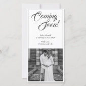 Zwangerschapsaankondiging in klassieke stijl (Voorkant)