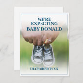 Zwangerschapsaankondiging met Baby Shoes (Voorkant / Achterkant)